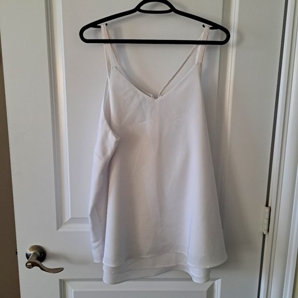 Penningtons white lined camisole size 1X - Picture 1 of 5